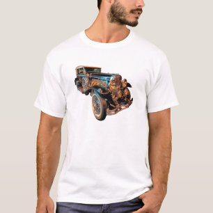 Camiseta Steampunk Cars - fantástico vintage Duesenberg 19