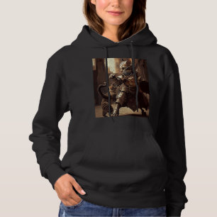 Camiseta Steampunk de Combate de Gatos