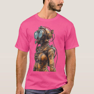 Camiseta Steampunk Diver Vintage Treino de Vintage