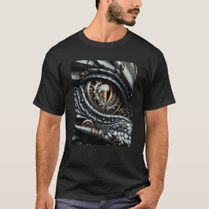 Camiseta Steampunk Dragon Olho Fechado Ai Art
