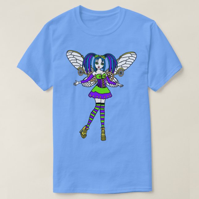 Camiseta Steampunk Faerie (Frente do Design)