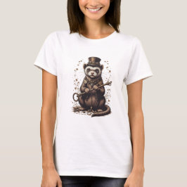 Camiseta Steampunk Ferret design