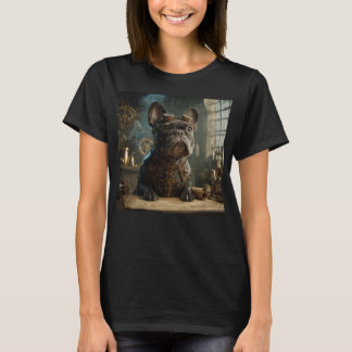 Camiseta Steampunk Frenchie (Edição 1) - Básico Feminino