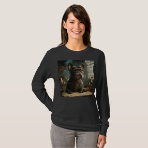 Camiseta Steampunk Frenchie (Edição 1) - Manga Longa Básica