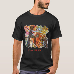 CAMISETA STEAMPUNK FUI PESCAR CRIANÇA PESCANDO DO PIER