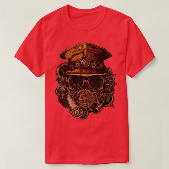 Camiseta Steampunk Hat (Frente do Design)
