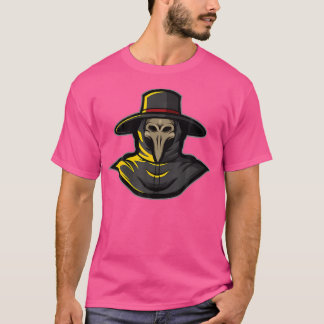 Camiseta Steampunk Horror Vintage Tarot Pestilence Plague D