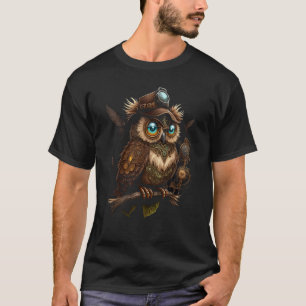 Camiseta Steampunk Owl