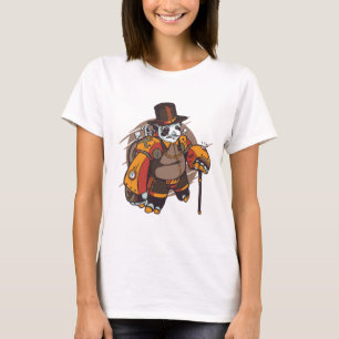Camiseta Steampunk Panda