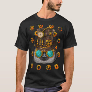 Camiseta Steampunk Penguin Medieval Victorian Steam Powered