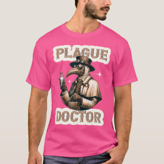 Camiseta Steampunk Plague Doutor Gótico Estilo Peste Médica