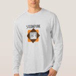 Camiseta Steampunk Smartphone Science-Fiction name<br><div class="desc">Smartphone steampunk de ficção científica do passado. Design na camisa de suor com "Steampunk" para personalizar.</div>