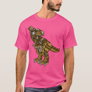 Camiseta Steampunk T-Rex (Camisa do Dinossauro)