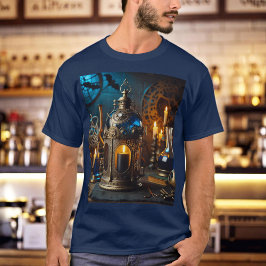 Camiseta Steampunk Victorian Gothsts Lanterna