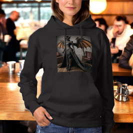 Camiseta Steampunk Victorian Industrial Lady Dragon Rider