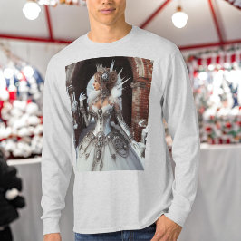 Camiseta Steampunk Victorian Industrial Winter Ice Queen