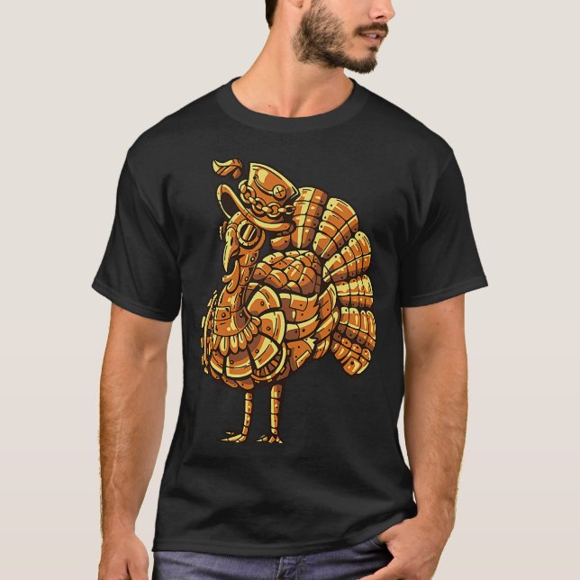 Camiseta Steampunk vintage peacock bird (Frente)