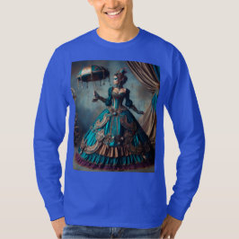 Camiseta Steampunk Vintage Victorian Lady Circus