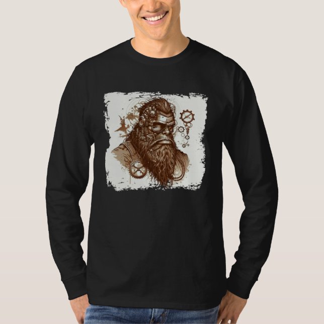 Camiseta Steampunk Yeti (Frente)