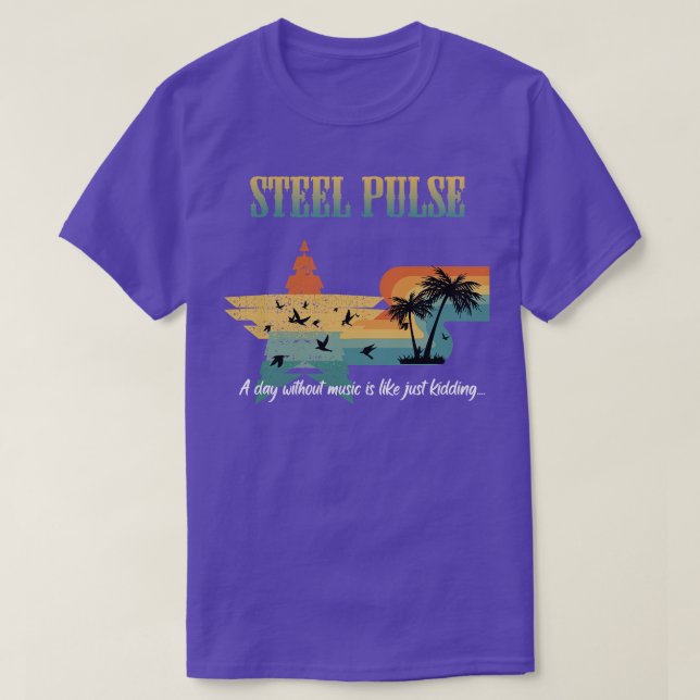 Camiseta STEEL PULSE SONG TShirt 2 (Frente do Design)