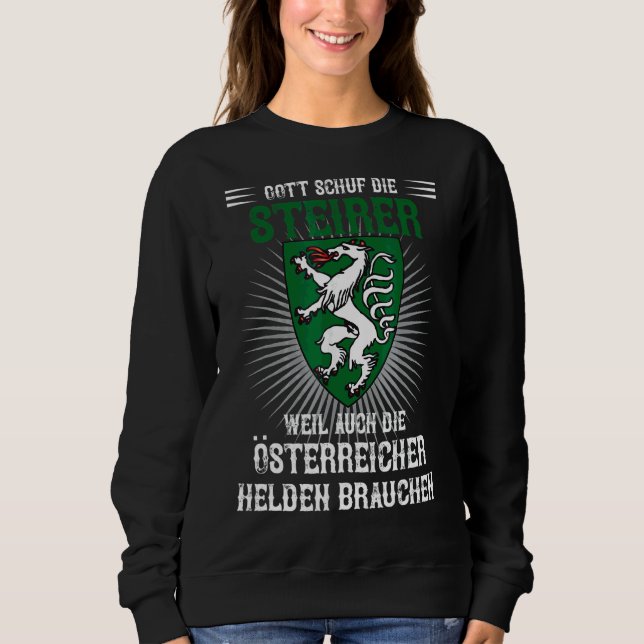 Camiseta Steiermark Criou O Steirer Steirerin Aust (Frente)