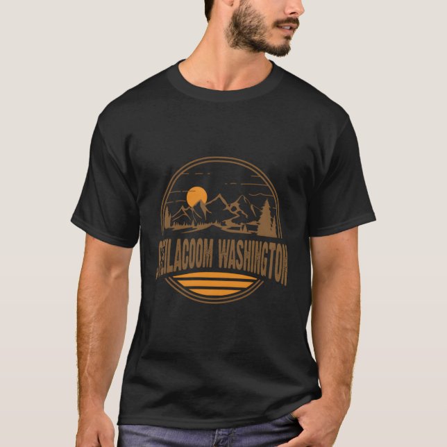 Camiseta Steilacoom Washington Impressão (Frente)