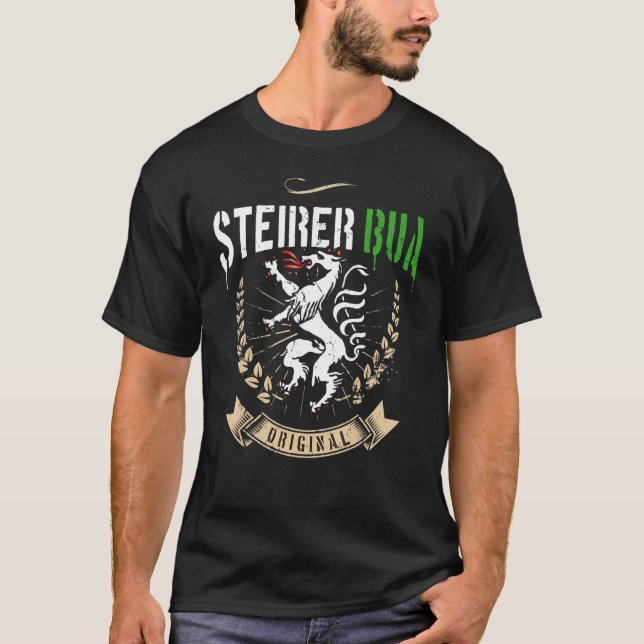 Camiseta Steirer Bua Steiermark Casaco de Braços Panther St (Frente)