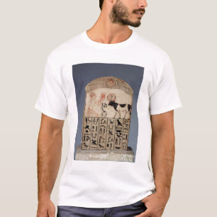 Camiseta Stela ao touro dos Apis (pedra calcária pintada)