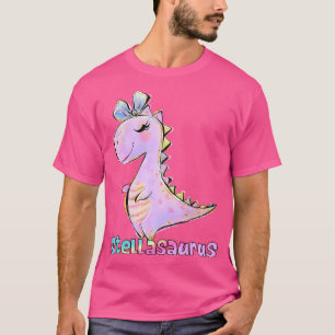 Camiseta Stella Shirt Girl Dinossauro Festa de aniversário