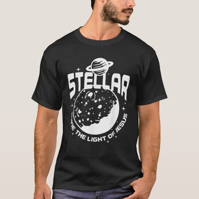Camiseta Stellar Brilha A Luz De Jesus VBS 2023 (Frente)