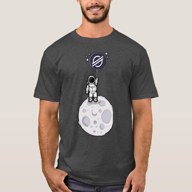 Camiseta STELLAR LUMENS Crypto XLM Token Decentralized Bloc (Frente)