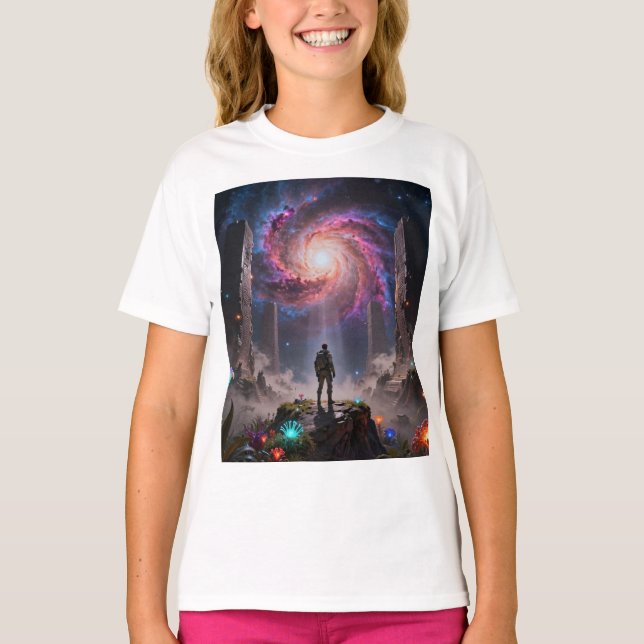 Camiseta Stellar Path – Journey Through the Universe´3 (Frente)