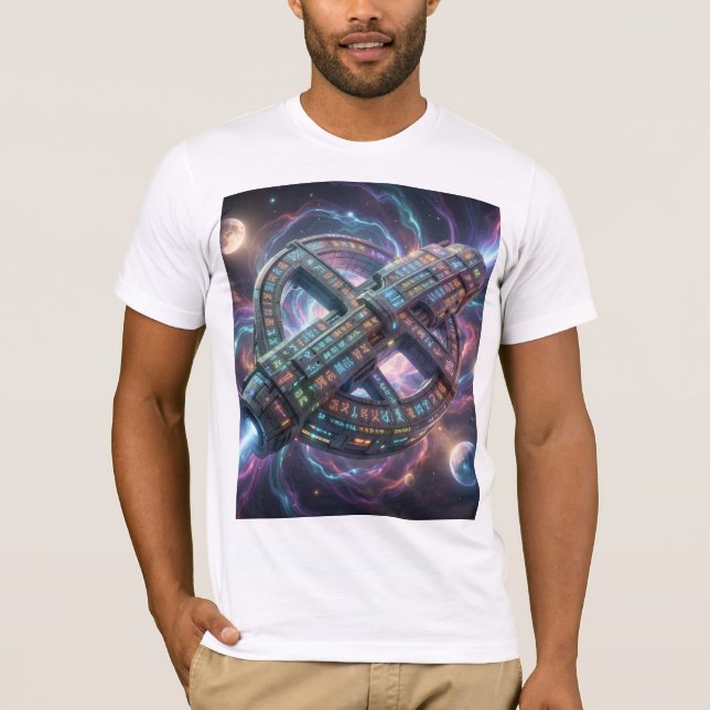 Camiseta Stellar Path – Journey Through the Universe´8 (Frente)