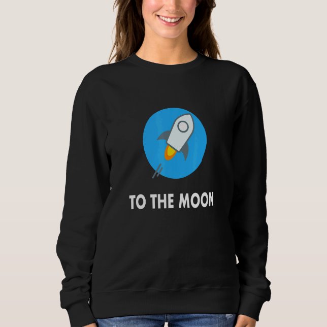Camiseta Stellar To Moon Blue Crypto Trading Trader Inv (Frente)