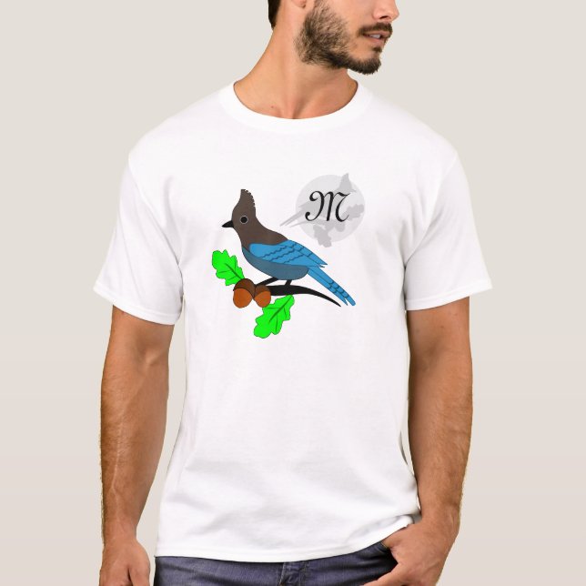 Camiseta Steller Blue Jay Monograma (Frente)