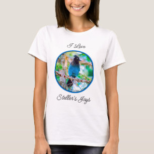 Camiseta Steller's Jay - Fotografia original