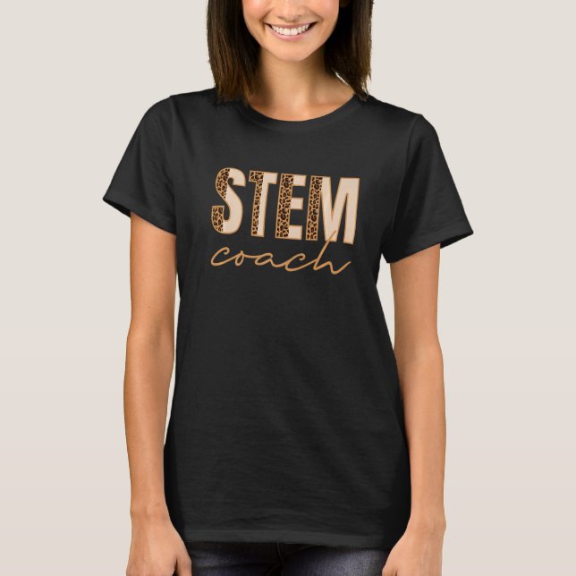 Camiseta Stem Coach Science Technology Engineering Math Coa (Frente)