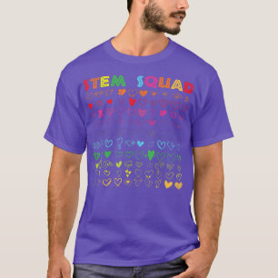 Camiseta STEM Squad Science Technology Engineering Math Tea