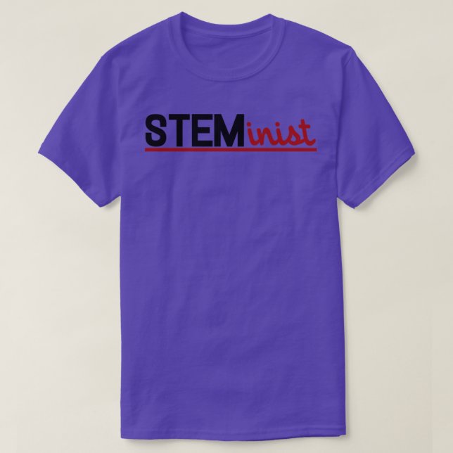 Camiseta STEMinist (Frente do Design)