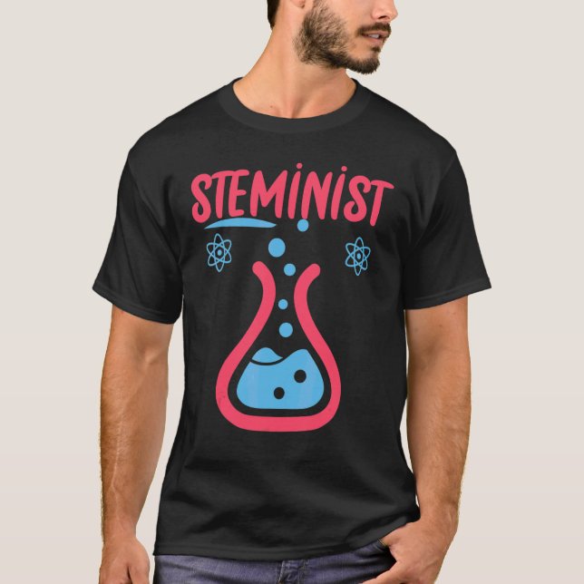 Camiseta Steminist Science Technology Engineering Math Stem (Frente)