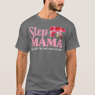 Camiseta Step Mama Bear Floral Para Mulheres, Dia de as mãe