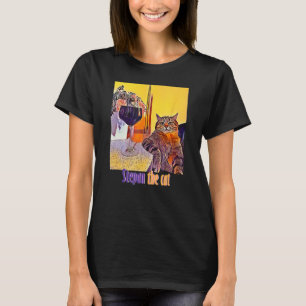 Camiseta Stepan, a arte gordinha de gato, amor de gato fofo