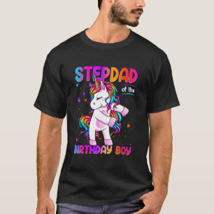 Camiseta Stepdad da Festa de aniversário Boy Matching Famil