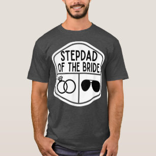 Camiseta Stepdad da Filha do Casamento do Solteiro Bride