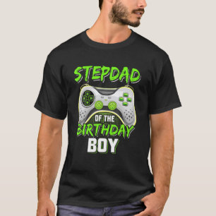 Camiseta Stepdad Da Matriz De Vídeo De Bons Rapazes De Aniv