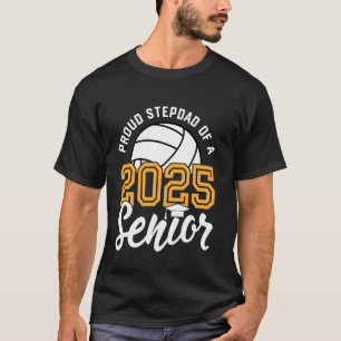 Camiseta Stepdad De Uma Classe De Graduação De Voleibol De