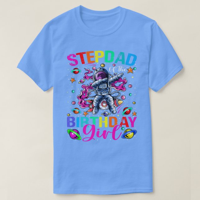 Camiseta Stepdad Do Astronauta Menino De Astronauta T (Frente do Design)