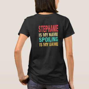 Camiseta Stephanie É Meu Nome Personalizado Nome Próprio Pe