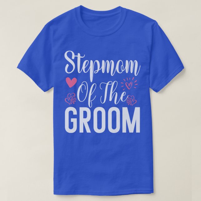 Camiseta Stepma do Groom Step Mamãe Senhoras Stepma Nós (Frente do Design)
