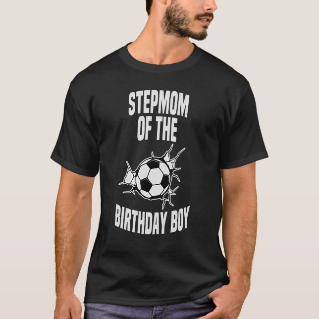 Camiseta Stepman Da Festa De Bday Do Aniversário Da Equipe  (Frente)